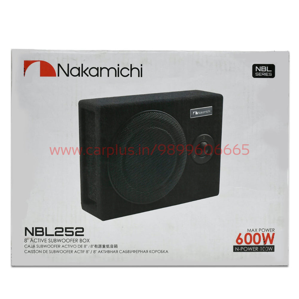 
                  
                    NAKAMICHI NBL252 8" Active Enclosure-ACTIVE SUBWOOFER-NAKAMICHI-CARPLUS
                  
                