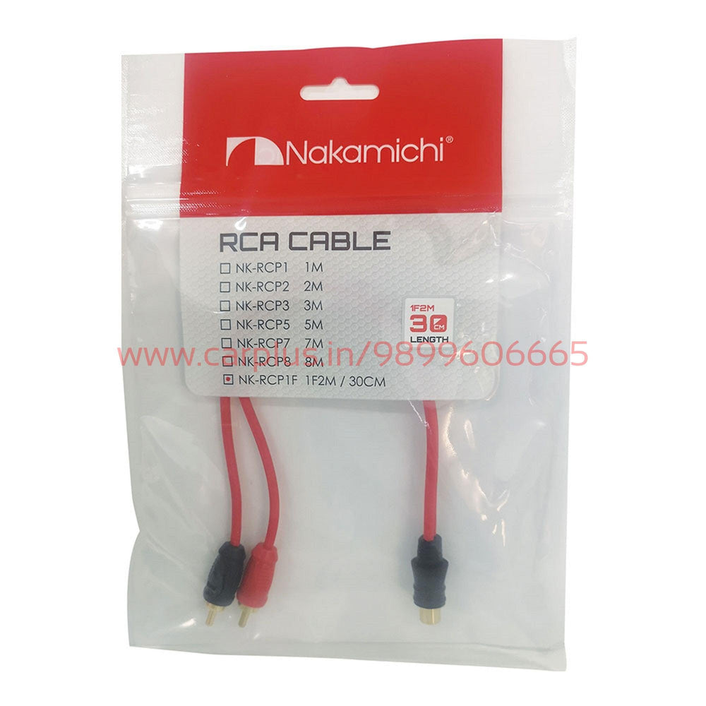 NAKAMICHI NK-RCP1F Rca Cable 1F2M/30CM-PRICE & IMAGES PENDING-NAKAMICHI-CARPLUS