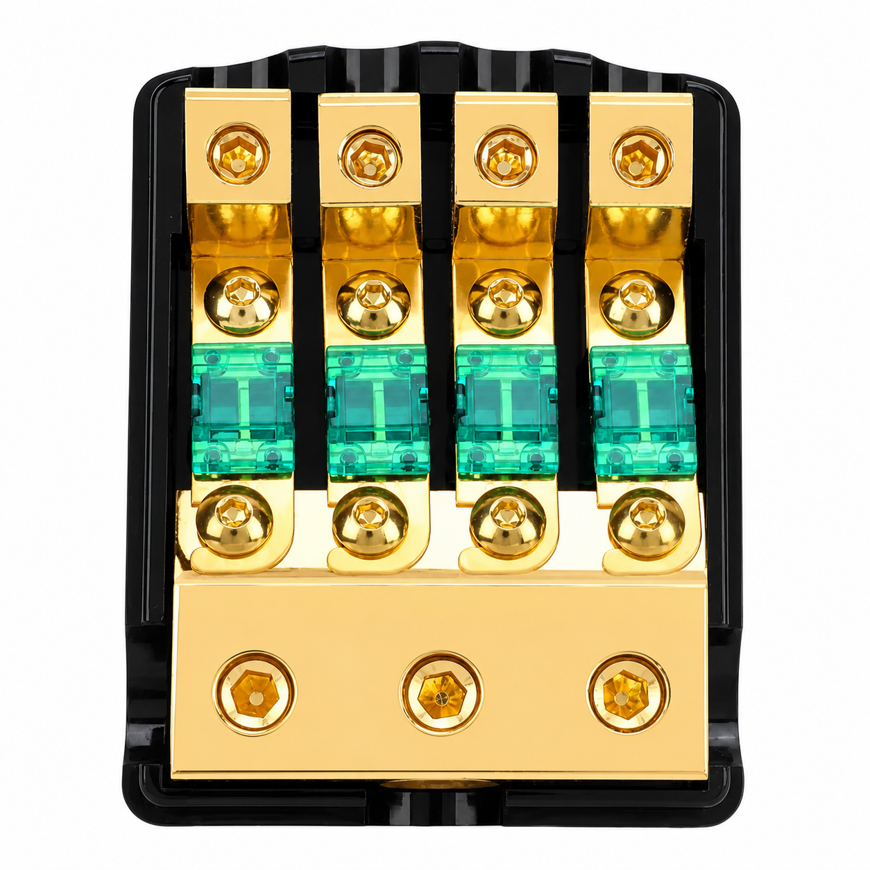 
                  
                    ORTAWAY Pure Copper Distribution Block-DISTRIBUTION BLOCK-ORTAWAY-1 in 4 Out-CARPLUS
                  
                