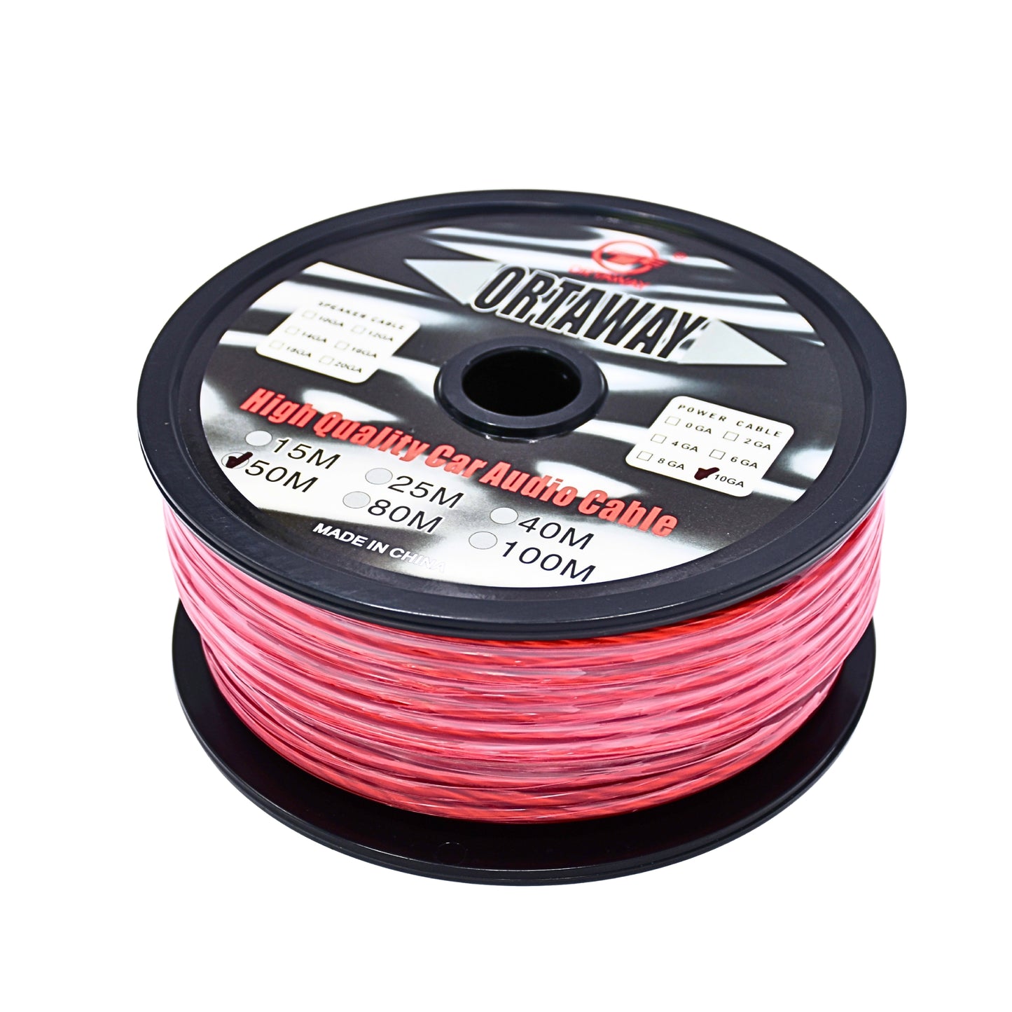 
                  
                    ORTAWAY - Pure OFC Power Cable-POWER CABLE-ORTAWAY-10GA (50M)-CARPLUS
                  
                