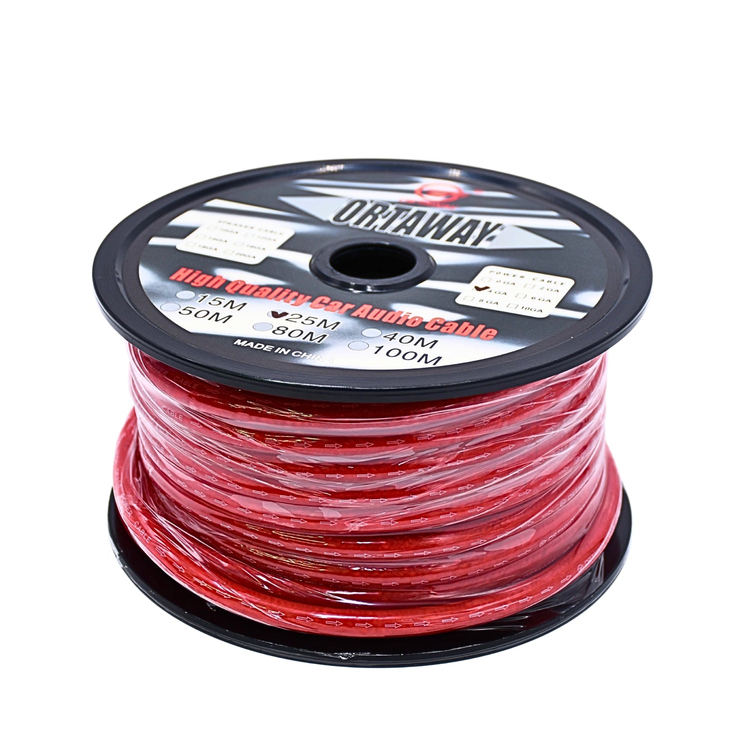 
                  
                    ORTAWAY - Pure OFC Power Cable-POWER CABLE-ORTAWAY-4GA (25M)-CARPLUS
                  
                