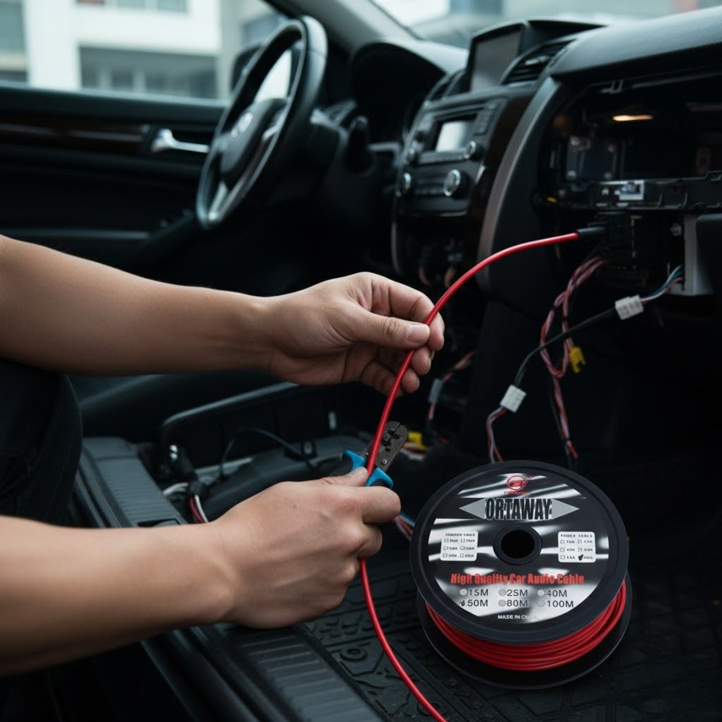 
                  
                    ORTAWAY - Pure OFC Power Cable-POWER CABLE-ORTAWAY-10GA (50M)-CARPLUS
                  
                