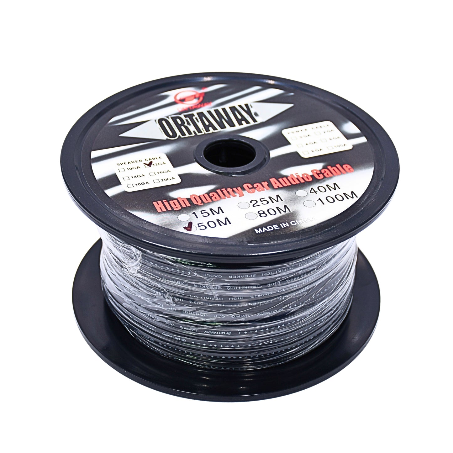 
                  
                    ORTAWAY - Pure OFC Speaker Cable-SPEAKER WIRE-ORTAWAY-12GA (50M)-CARPLUS
                  
                