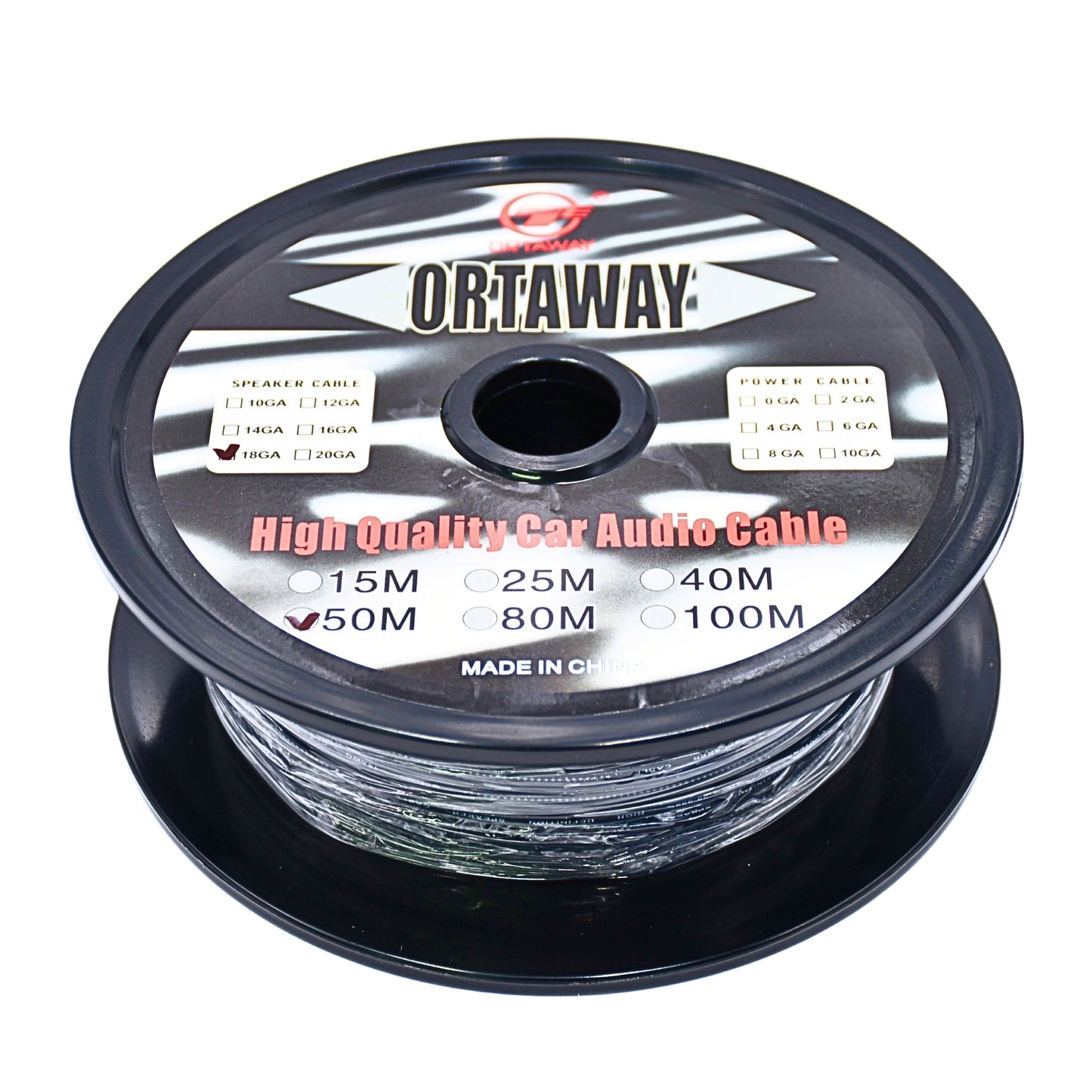 
                  
                    ORTAWAY - Pure OFC Speaker Cable-SPEAKER WIRE-ORTAWAY-12GA (50M)-CARPLUS
                  
                