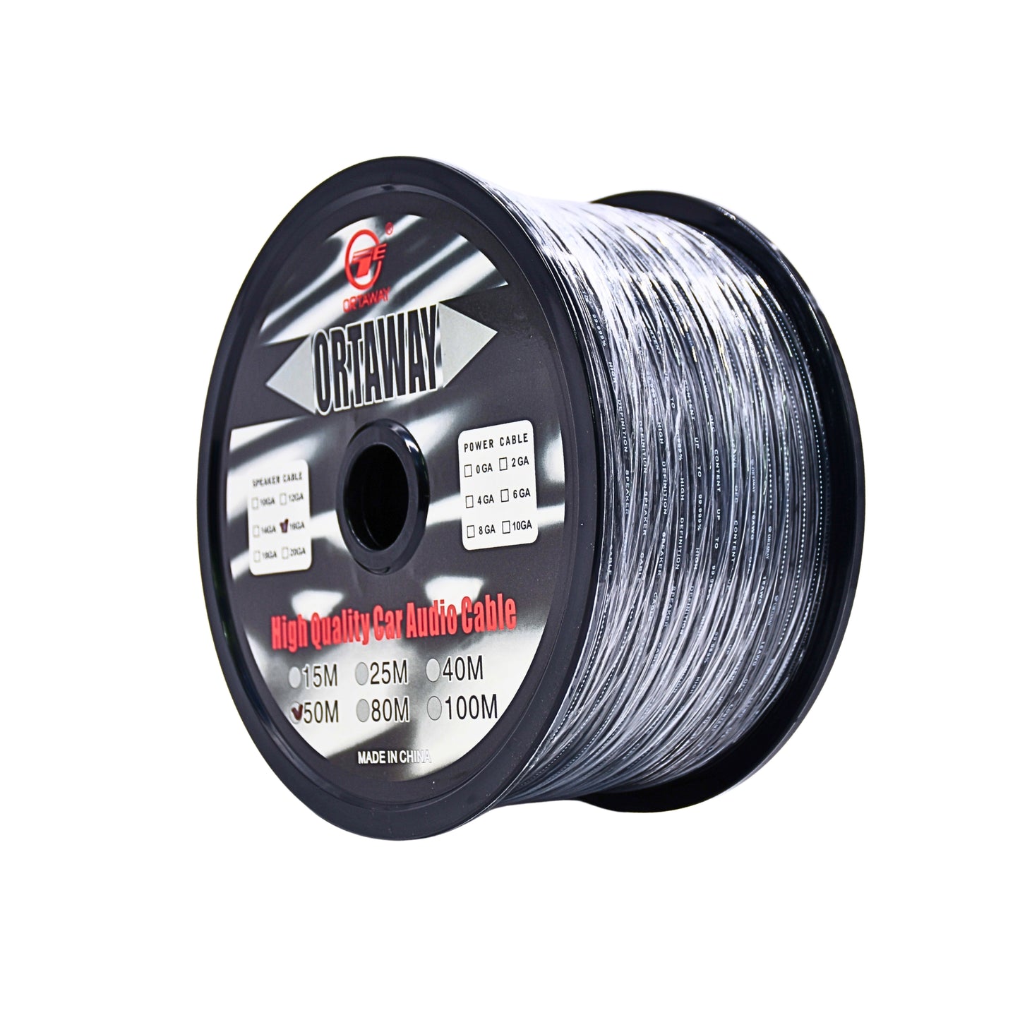 
                  
                    ORTAWAY - Pure OFC Speaker Cable-SPEAKER WIRE-ORTAWAY-12GA (50M)-CARPLUS
                  
                