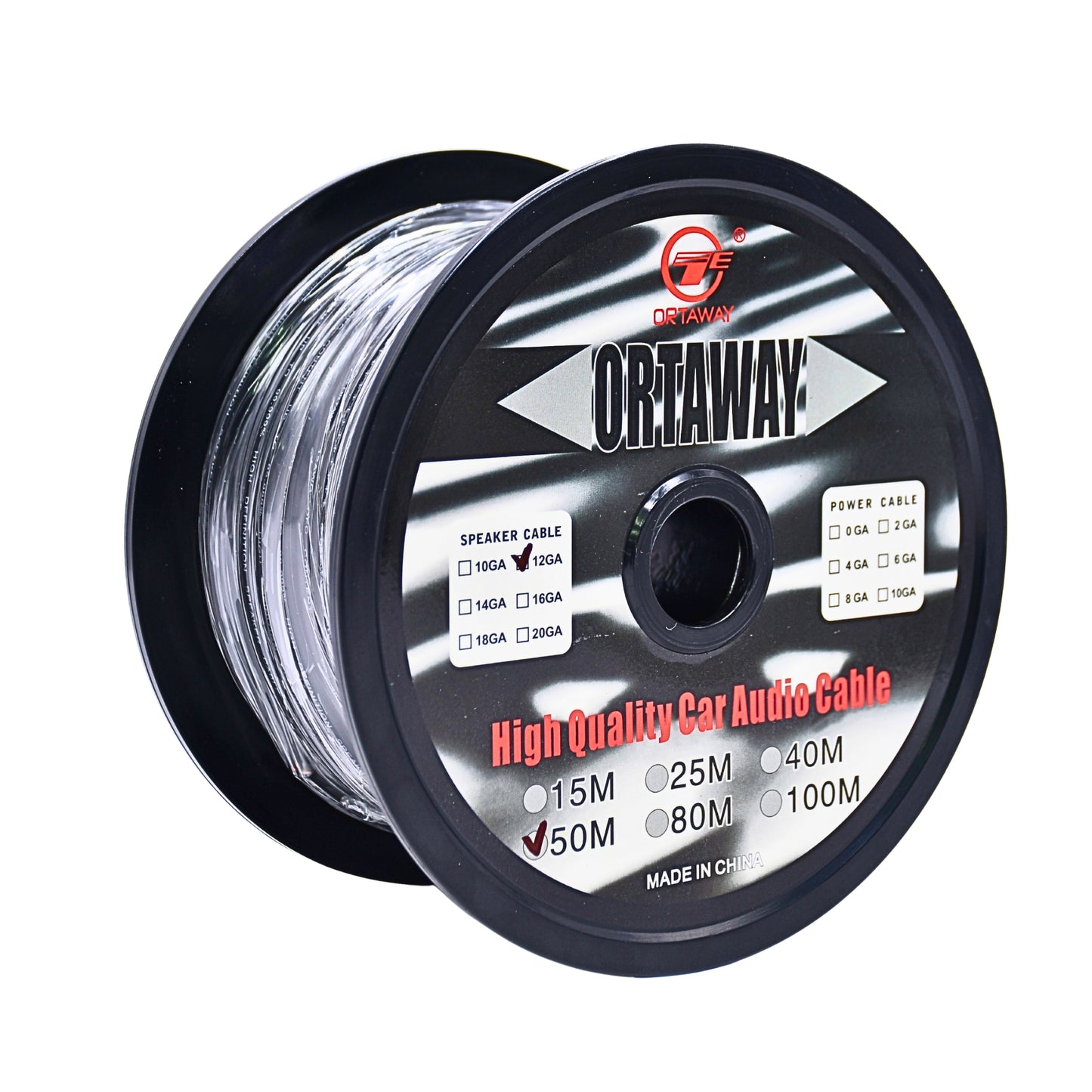 
                  
                    ORTAWAY - Pure OFC Speaker Cable-SPEAKER WIRE-ORTAWAY-12GA (50M)-CARPLUS
                  
                