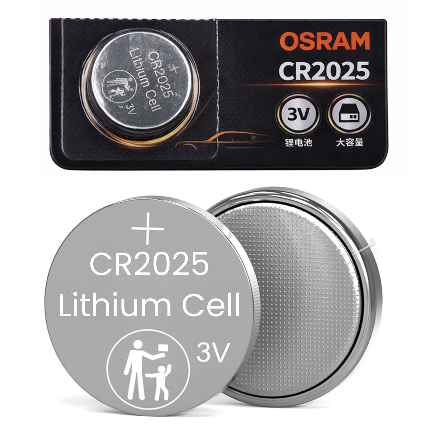
                  
                    OSRAM 3V Lithium Cell CR2025-BATTERY-OSRAM-CARPLUS
                  
                