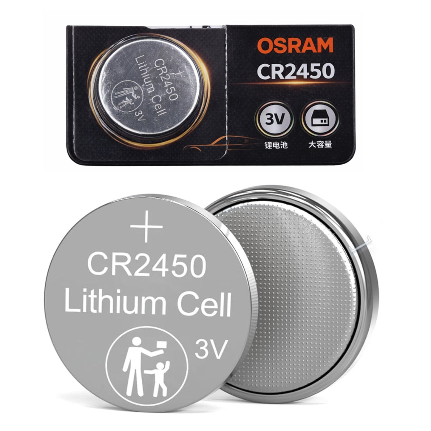 
                  
                    OSRAM 3V Lithium Cell CR2450-BATTERY-OSRAM-CARPLUS
                  
                