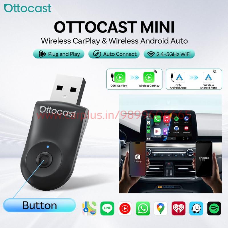 
                  
                    OTTOCAST Mini Wireless Carplay & Android Auto Adapter - CA505-CARPLAY-OTTOCAST-CARPLUS
                  
                