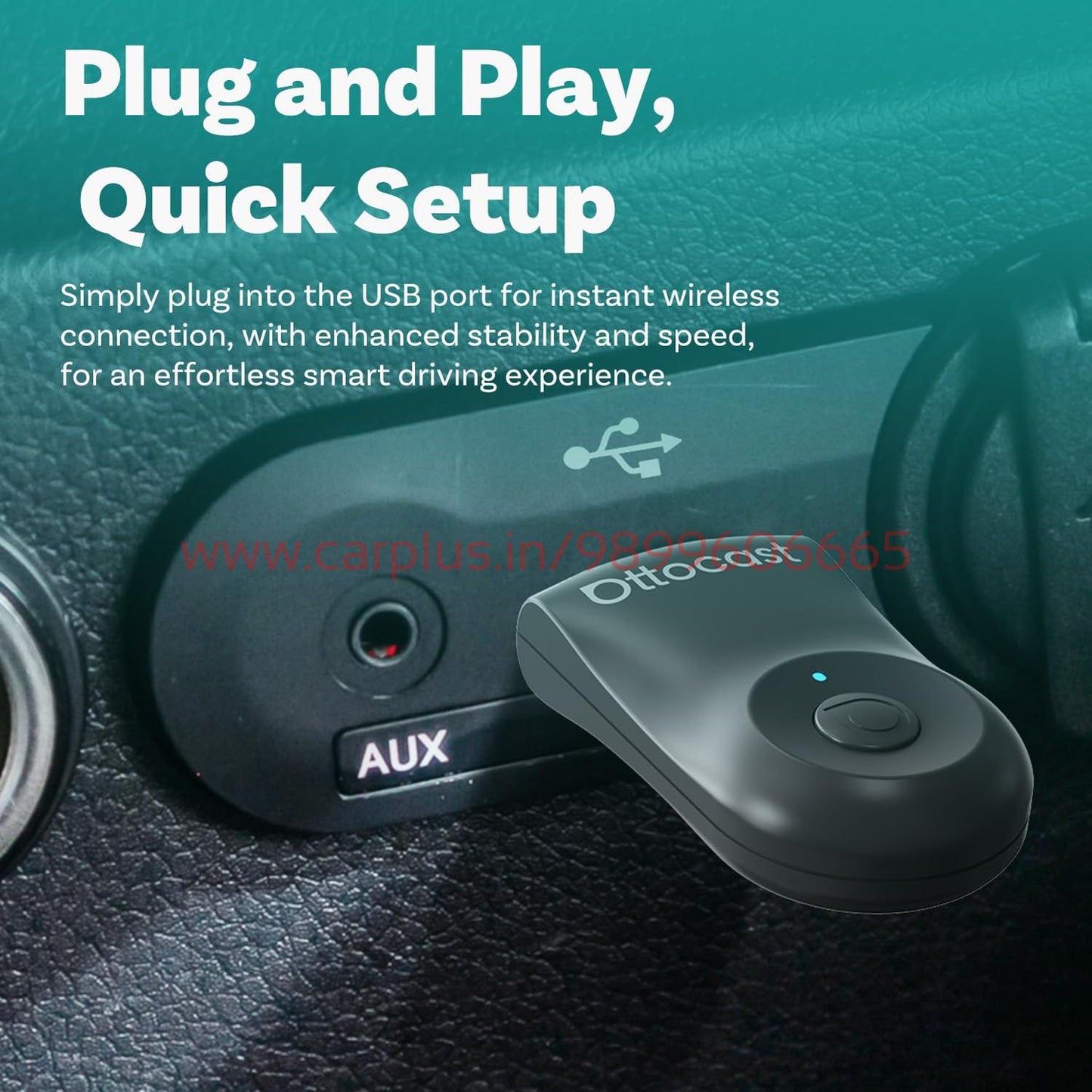 
                  
                    OTTOCAST Mini Wireless Carplay & Android Auto Adapter - CA505-CARPLAY-OTTOCAST-CARPLUS
                  
                