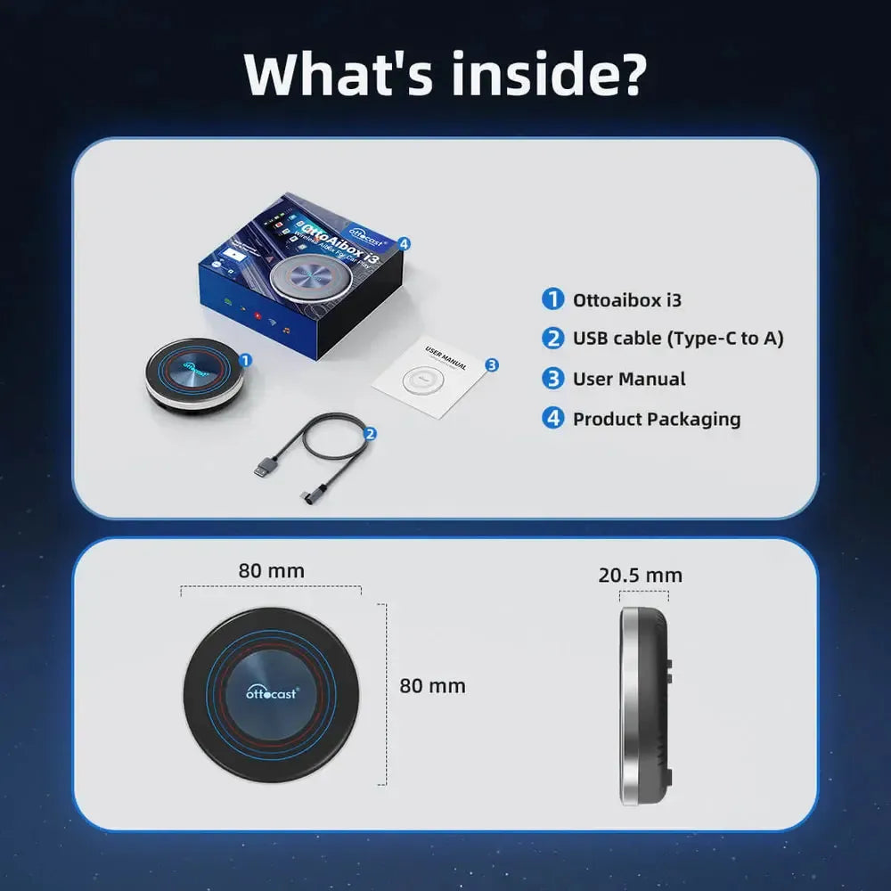 
                  
                    Ottocast OttoAibox I3 Wireless Aibox for Car Play-Aibox-OTTOCAST-CARPLUS
                  
                