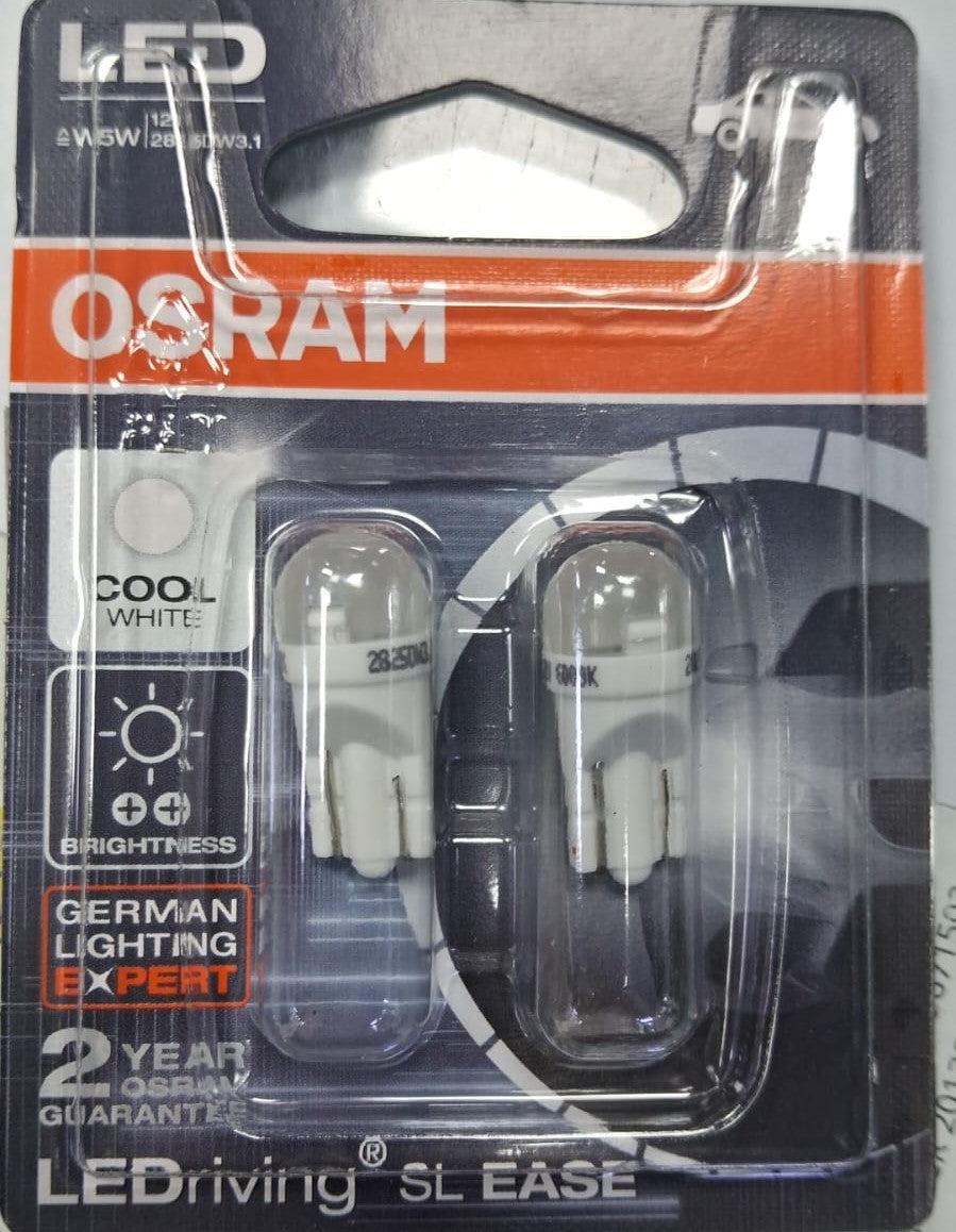 Osram LED T10 2825DW-02B Parking Bulb Set (12V, 1W)-PERFORMANCE BULBS-OSRAM-CARPLUS
