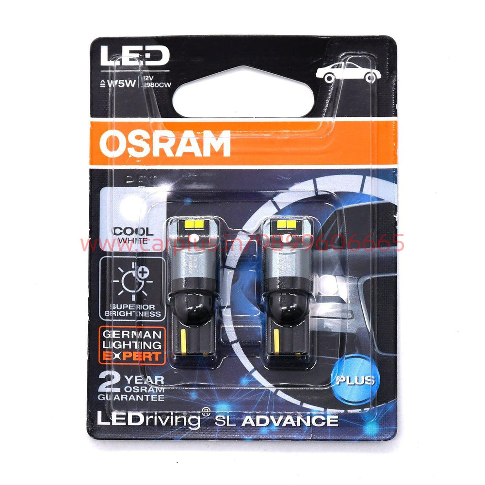 Osram LED T10 2980CW-02B Parking Bulb Set (12V, 1.5W) – CARPLUS