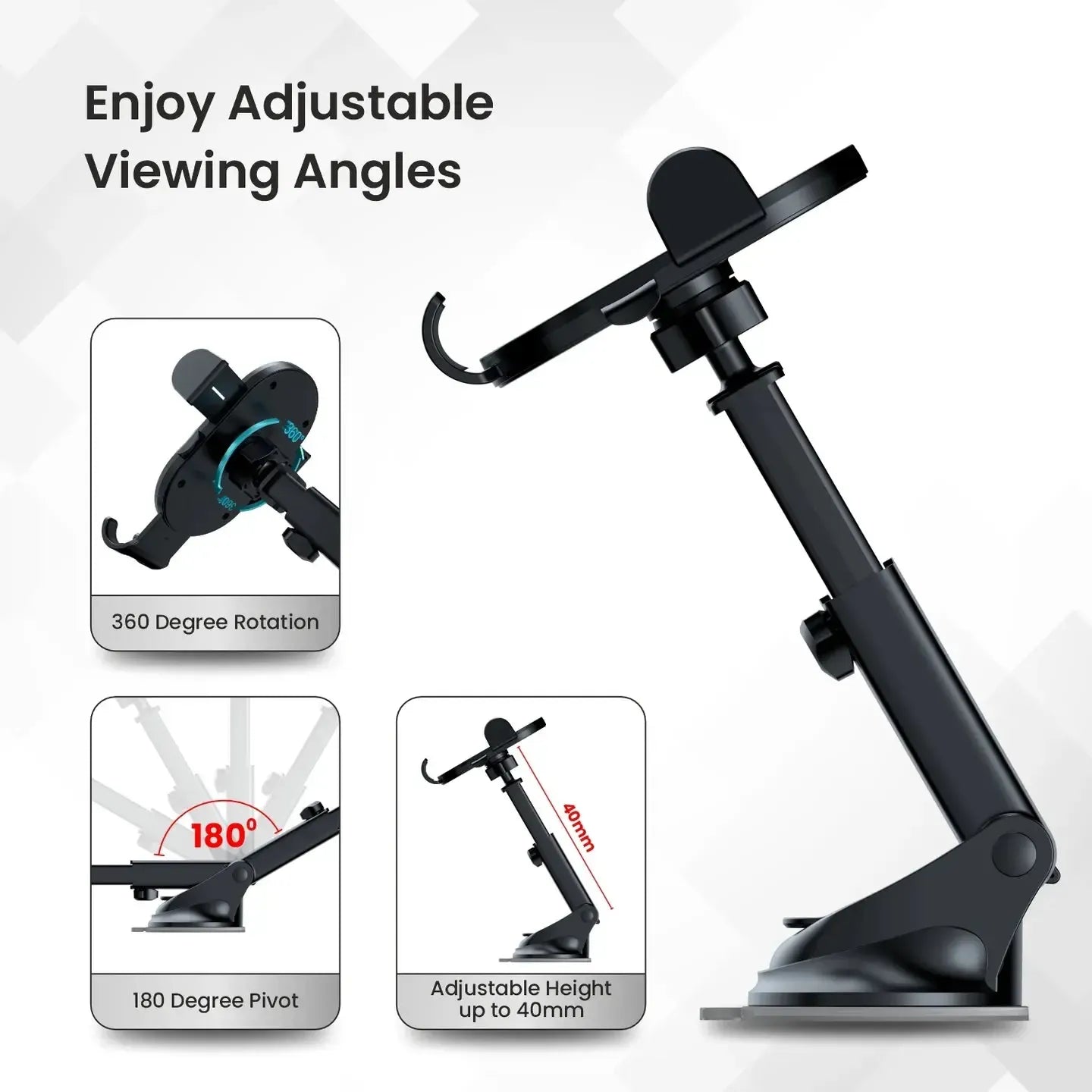 
                  
                    PORTRONICS CLAMP M3 Universal Mobile Holder-MOBILE HOLDER-PORTRONICS-CARPLUS
                  
                