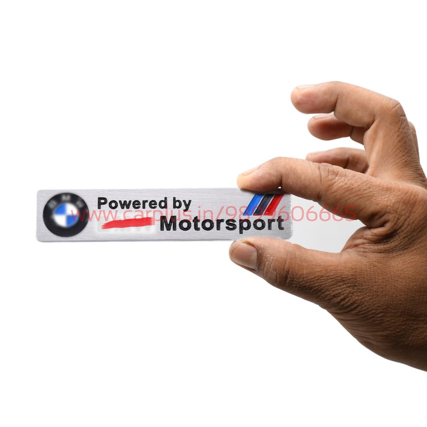 
                  
                    KMH Powered by BMW Motorsport Rectangular Badge with Chrome Effect-BADGES-KMH-BADGES-CARPLUS
                  
                