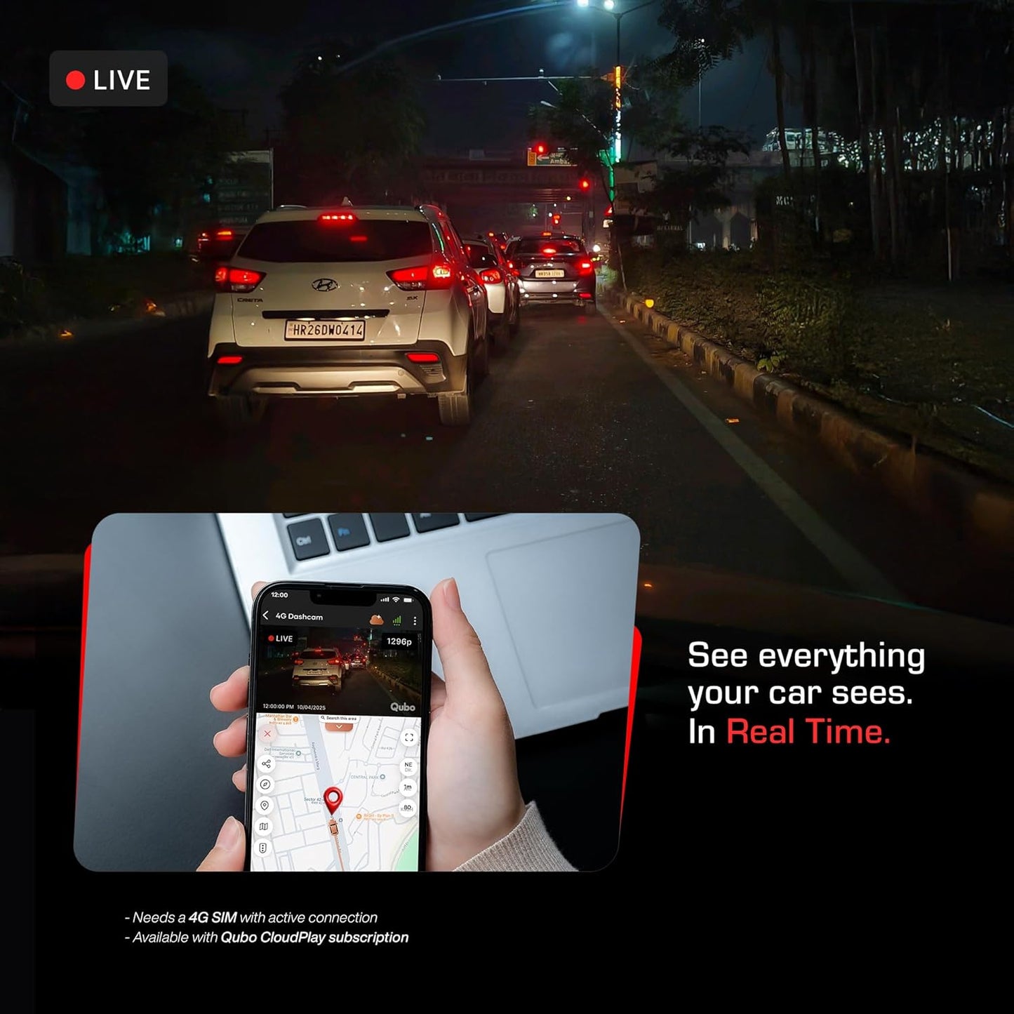 
                  
                    QUBO Dashcam 4G Live "N" Series 2K (4G-HCASV013)-HCA11-Dashcam-QUBO-CARPLUS
                  
                