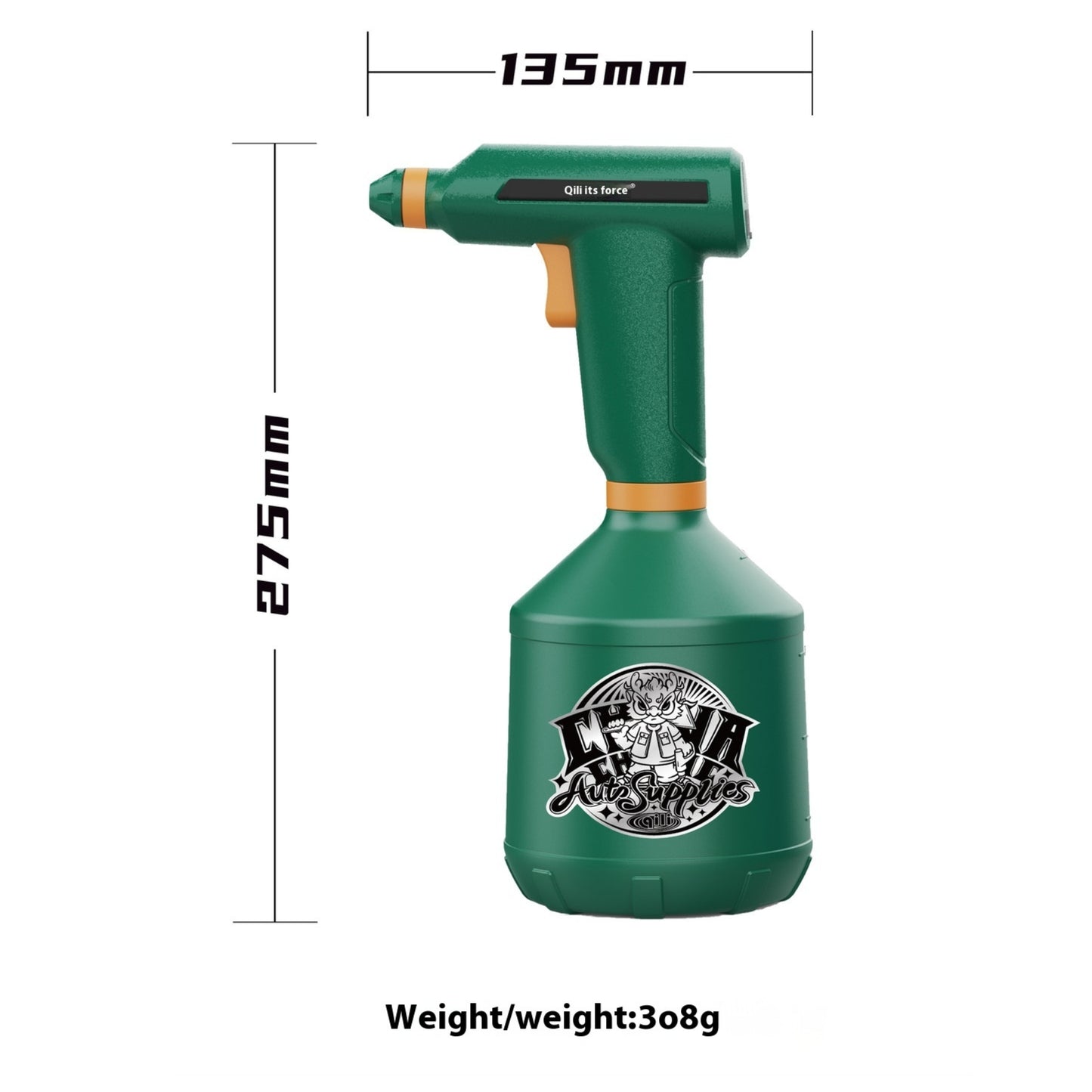 
                  
                    qili Electric Watering Can (1L)-GREEN-Electric Watering-QILI-CARPLUS
                  
                