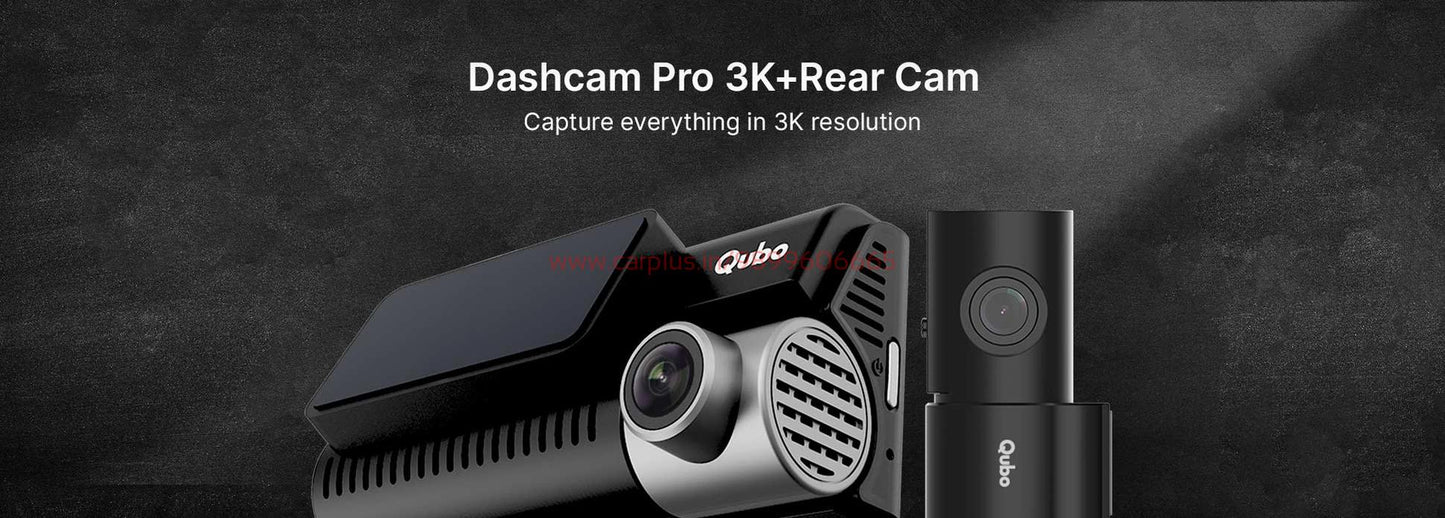 
                  
                    Qubo 3K-HCASV121 Smart Dashcam Pro 3K With Parking Monitoring (Black)-HCA05-CARPLUS-CARPLUS
                  
                