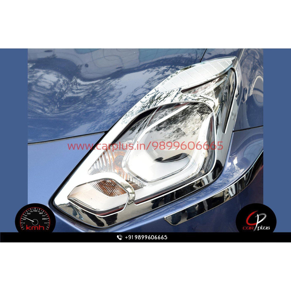 Qubolin Headlight Cover Chrome for Maruti Suzuki Dzire (3rd GEN) – CARPLUS