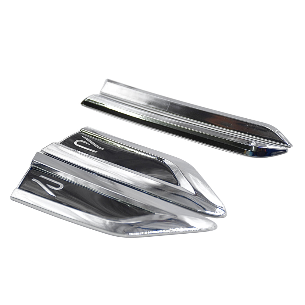 R LINE Side Vents Decals (Set Of 2 Pcs)-BADGES-CARPLUS-CARPLUS