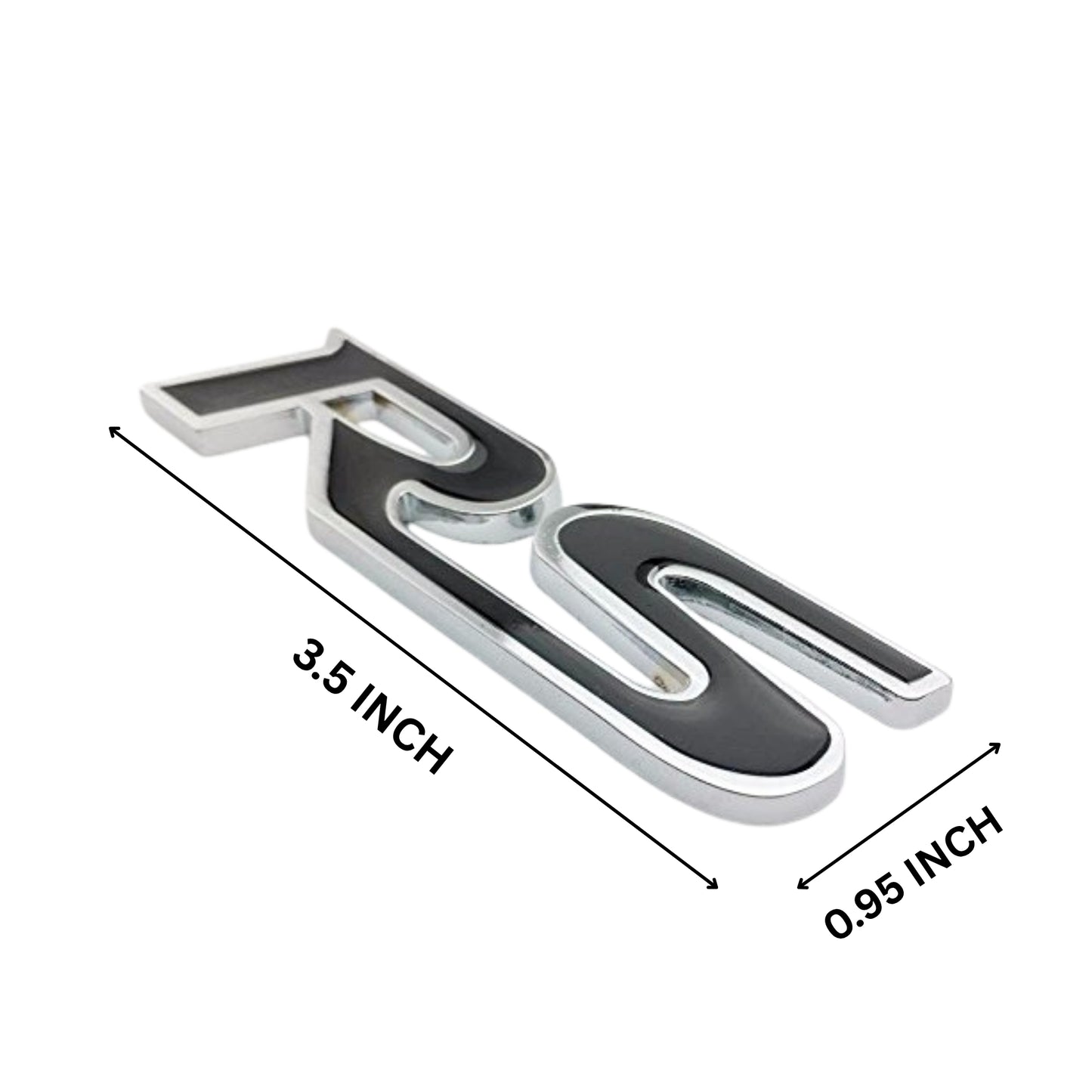 
                  
                    RS Emblem 3D Badge-BADGES-CARPLUS-Black & Chrome (Metal) - D1-CARPLUS
                  
                