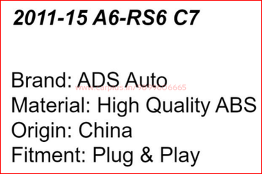 
                  
                    Audi 13-15 A6 Rs6-AUDI GRILLS-RETRO SOLUTIONS-CARPLUS
                  
                