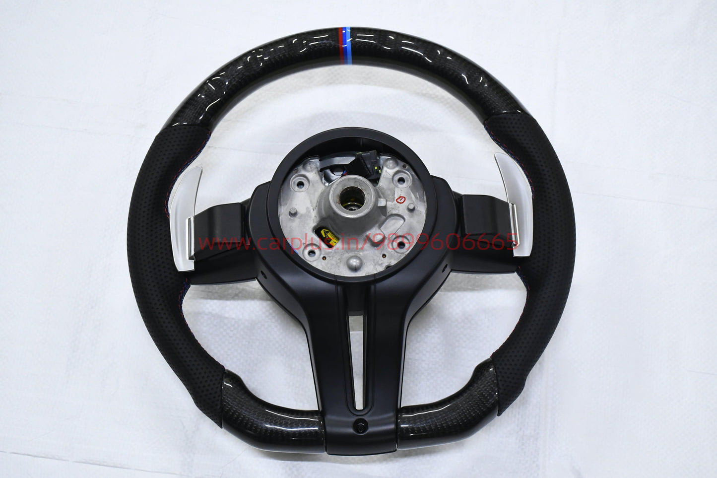
                  
                    BMW M3 F30 Steering Wheel real carbon, 3 Series F30 2013-19 , 1 Series F20 2013-18 , X1 F48 2016-22 , X3 F25 2010-16, X5 F15 2014-17 , 3 GT F34 , X6 2014-17-STEERING WHEEL-RETRO SOLUTIONS-CARPLUS
                  
                