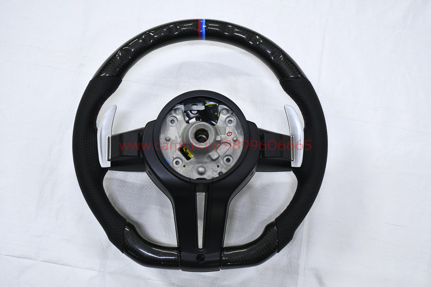 
                  
                    BMW M3 F30 Steering Wheel real carbon, 3 Series F30 2013-19 , 1 Series F20 2013-18 , X1 F48 2016-22 , X3 F25 2010-16, X5 F15 2014-17 , 3 GT F34 , X6 2014-17-STEERING WHEEL-RETRO SOLUTIONS-CARPLUS
                  
                