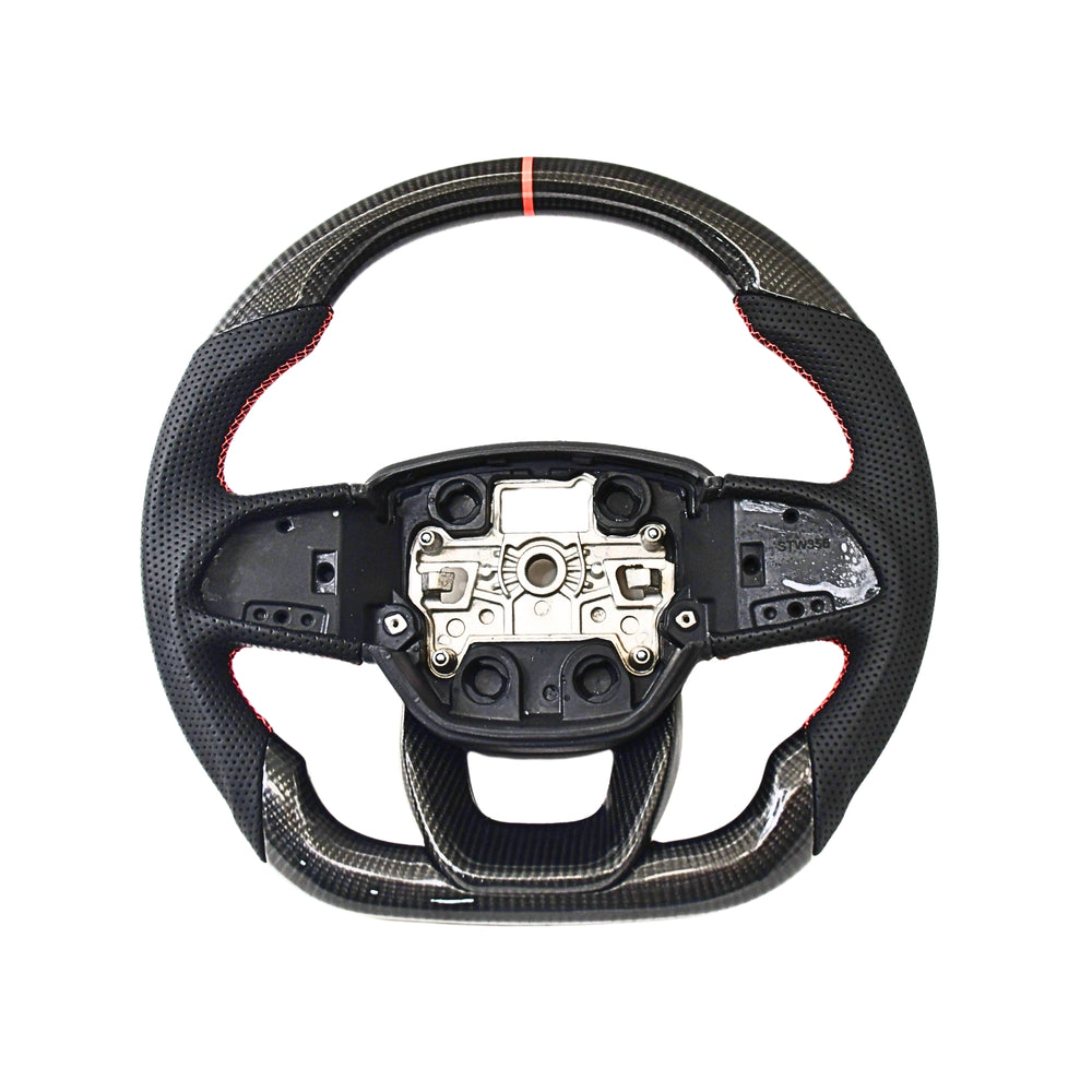 Real Carbon Steering Wheel for Mahindra Thar ROXX / Scorpio N And XUV 700-STEERING WHEEL-RETRO-CARPLUS