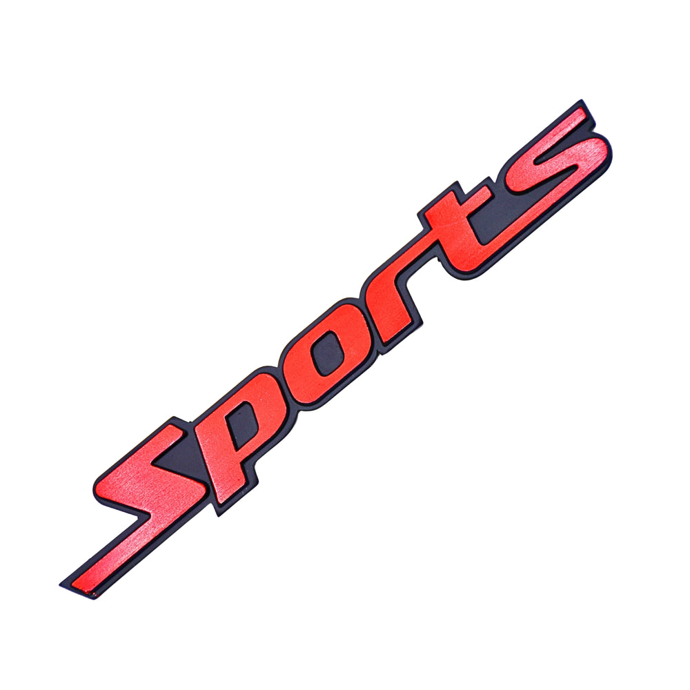 
                  
                    SPORTS Emblem 3D Badge-BADGES-CARPLUS-Silver & Black-CARPLUS
                  
                