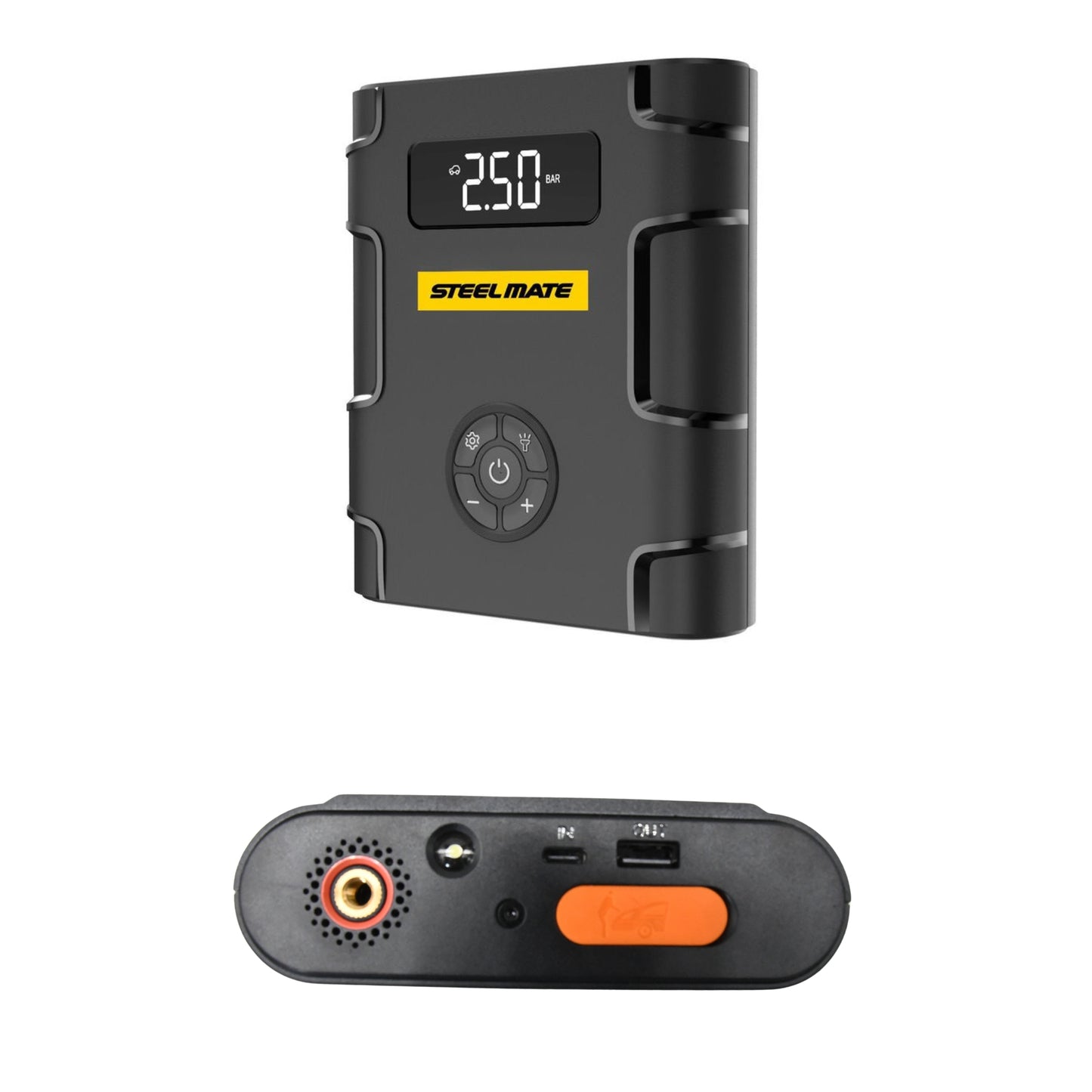 
                  
                    STEELMATE T8 PRO 2 in 1 Tire Inflator & Jump Starter-JUMP STARTER-STEELMATE-CARPLUS
                  
                