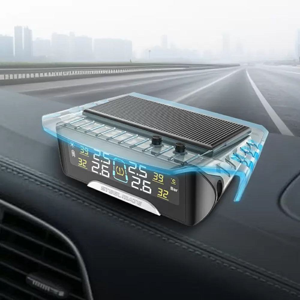 
                  
                    STEELMATE TP-S22I Solar Powered TPMS With Professional Internal Sensor-TPMS-STEELMATE-CARPLUS
                  
                