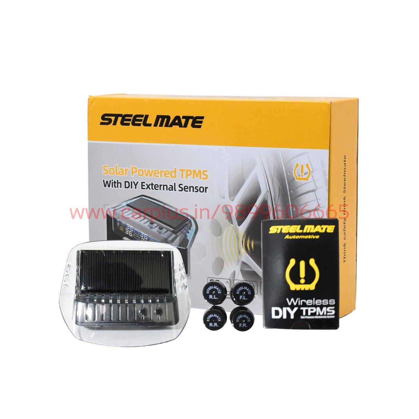 
                  
                    STEELMATE TP-S23 Solar Powered TPMS With DIY External Sensor-TPMS-STEELMATE-CARPLUS
                  
                