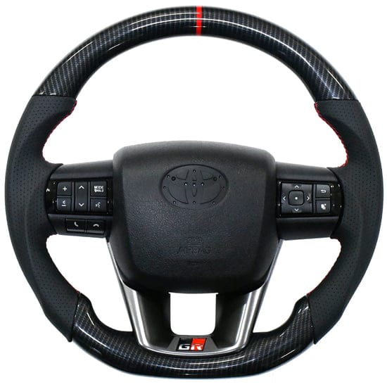 Steering Wheel for Fortuner GR Sports-Copy Carbon-STEERING CONTROL-RETRO SOLUTIONS-CARPLUS