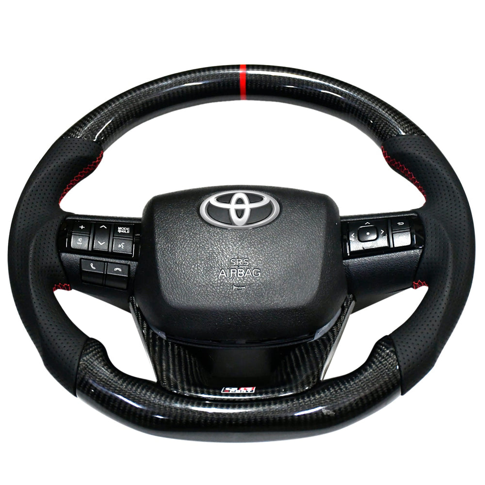 
                  
                    Steering Wheel for Fortuner GR Sports -Real Carbon-STEERING WHEEL-RETRO SOLUTIONS-CARPLUS
                  
                