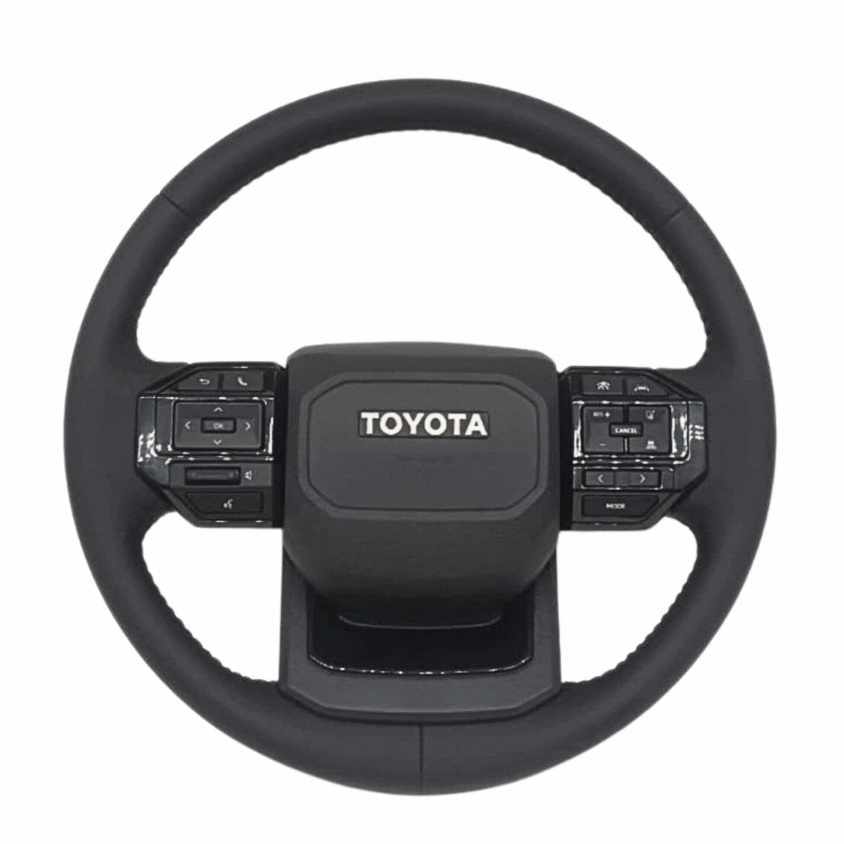 
                  
                    Steering Wheel for Toyota Crysta ( LC 250 Inspired )-STEERING WHEEL-RETRO-Without Paddle Shifter-Leather-CARPLUS
                  
                