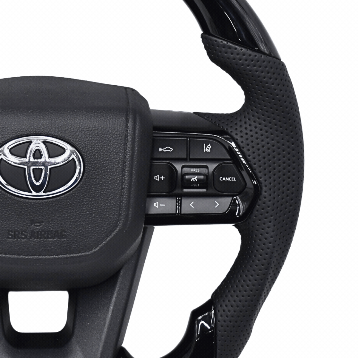 
                  
                    Steering Wheel for Toyota Crysta ( LC 300 Inspired )-STEERING WHEEL-RETRO-Without Paddle Shifter-Proper Piano-CARPLUS
                  
                