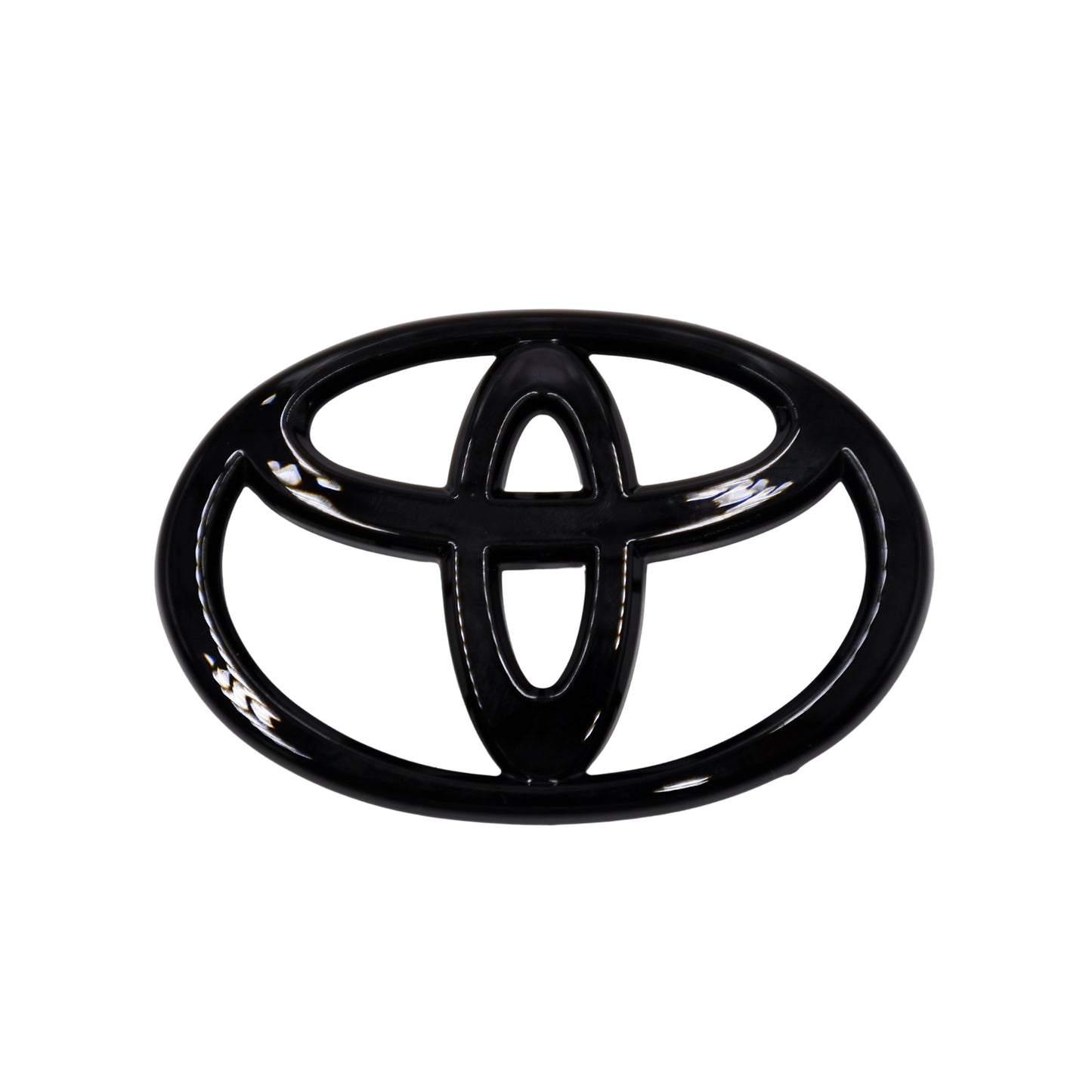 TOYOTA Logo Steering Badge-BADGES-CARPLUS-Black-CARPLUS
