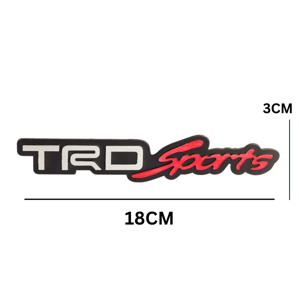 
                  
                    TRD SPORTS Emblem 3D Badge-BADGES-CARPLUS-Silver & Red - D1-CARPLUS
                  
                