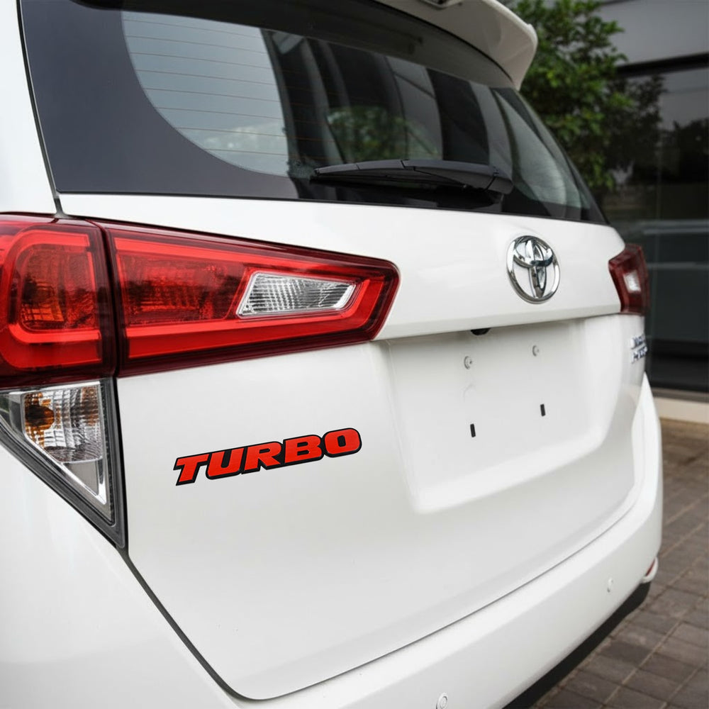 
                  
                    TURBO Emblem 3D Badge-BADGES-CARPLUS-Red & Black-CARPLUS
                  
                