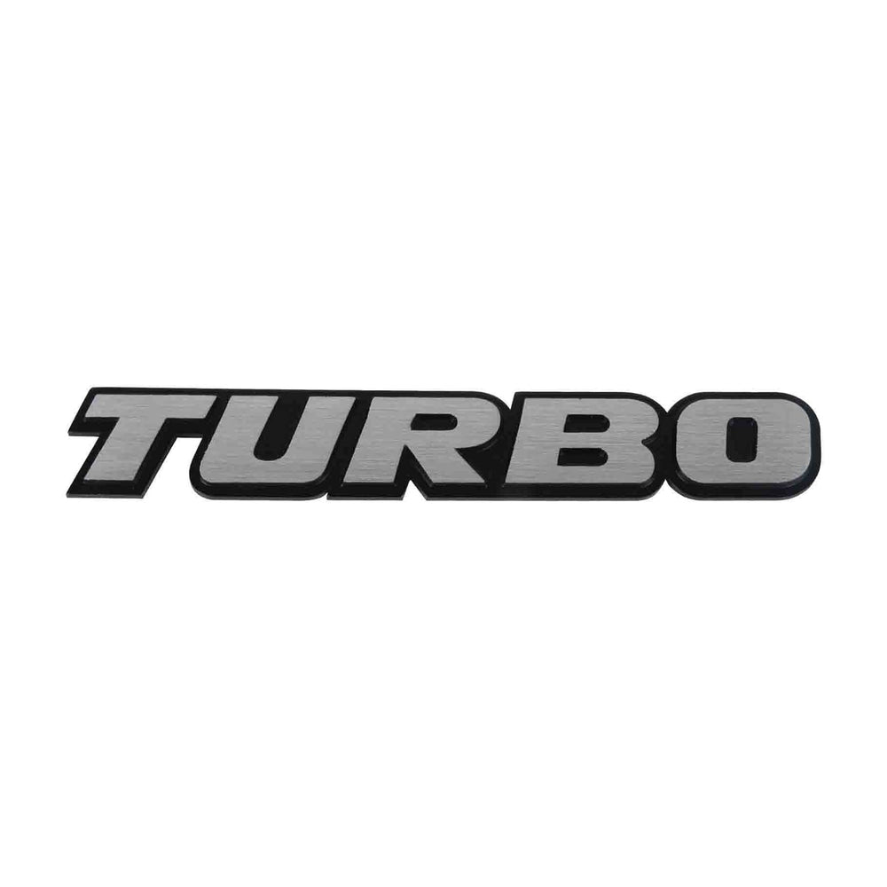 
                  
                    TURBO Emblem 3D Badge-BADGES-CARPLUS-Silver & Black-CARPLUS
                  
                