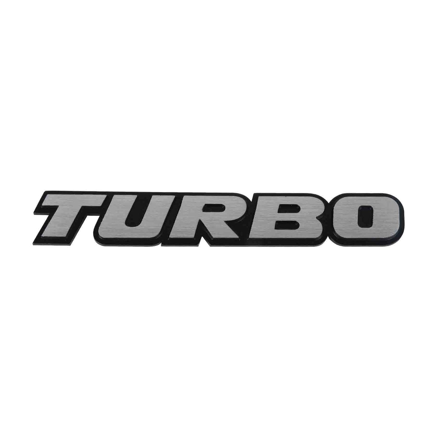 
                  
                    TURBO Emblem 3D Badge-BADGES-CARPLUS-Silver & Black-CARPLUS
                  
                