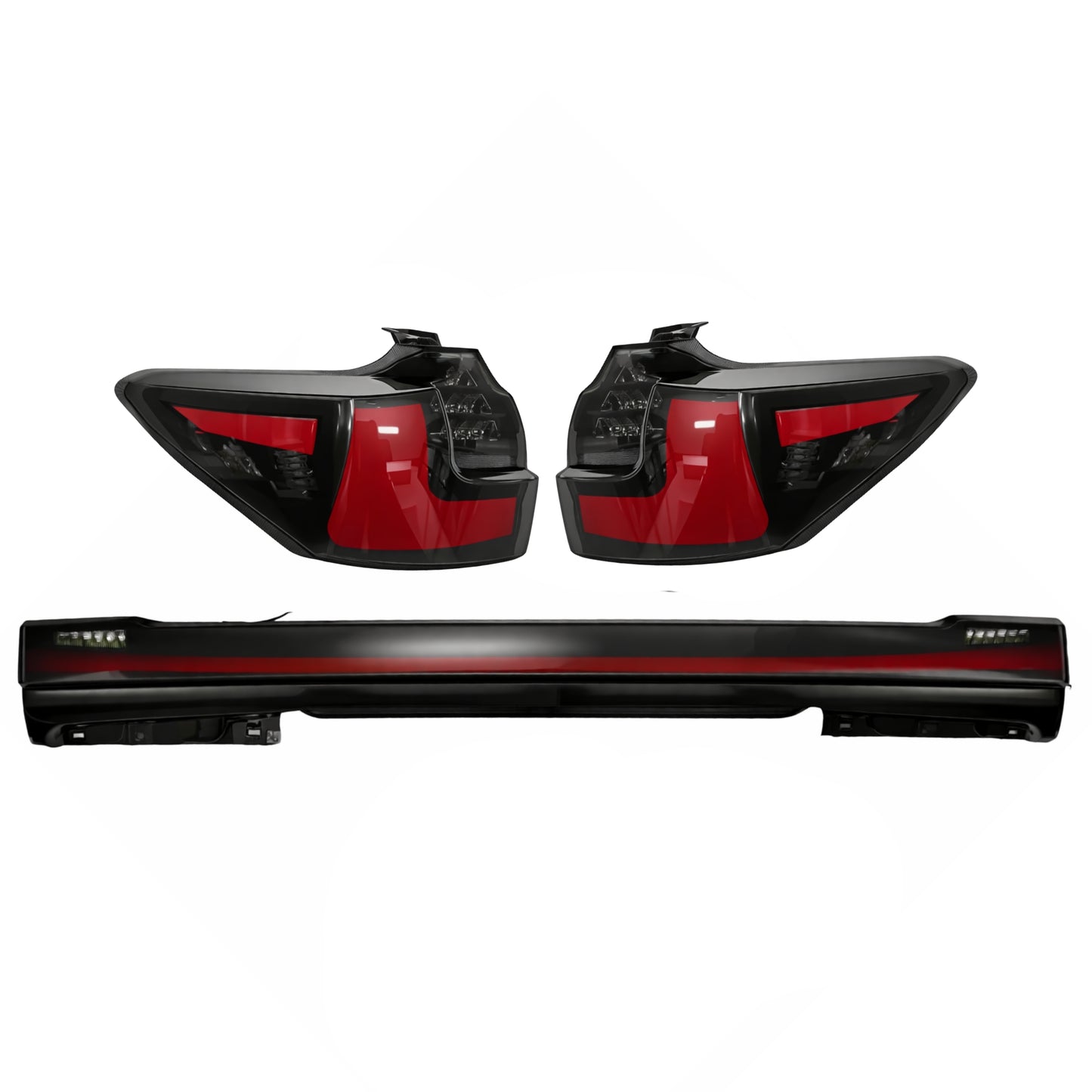 
                  
                    Tail Lamp for Toyota Hycross - New Lexus Style(Black+Red)-Set Of 3 Pcs-AFTERMARKET TAIL LAMP-KMH-AFTERMARKET TAIL LIGHT-CARPLUS
                  
                