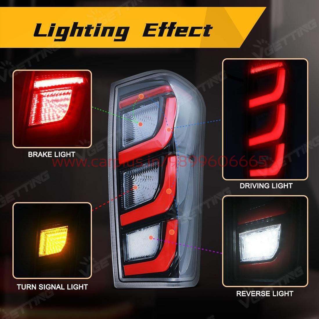 
                  
                    Isuzu Dmax Tail Lights-AFTERMARKET TAIL LAMP-RETRO-Clear-CARPLUS
                  
                