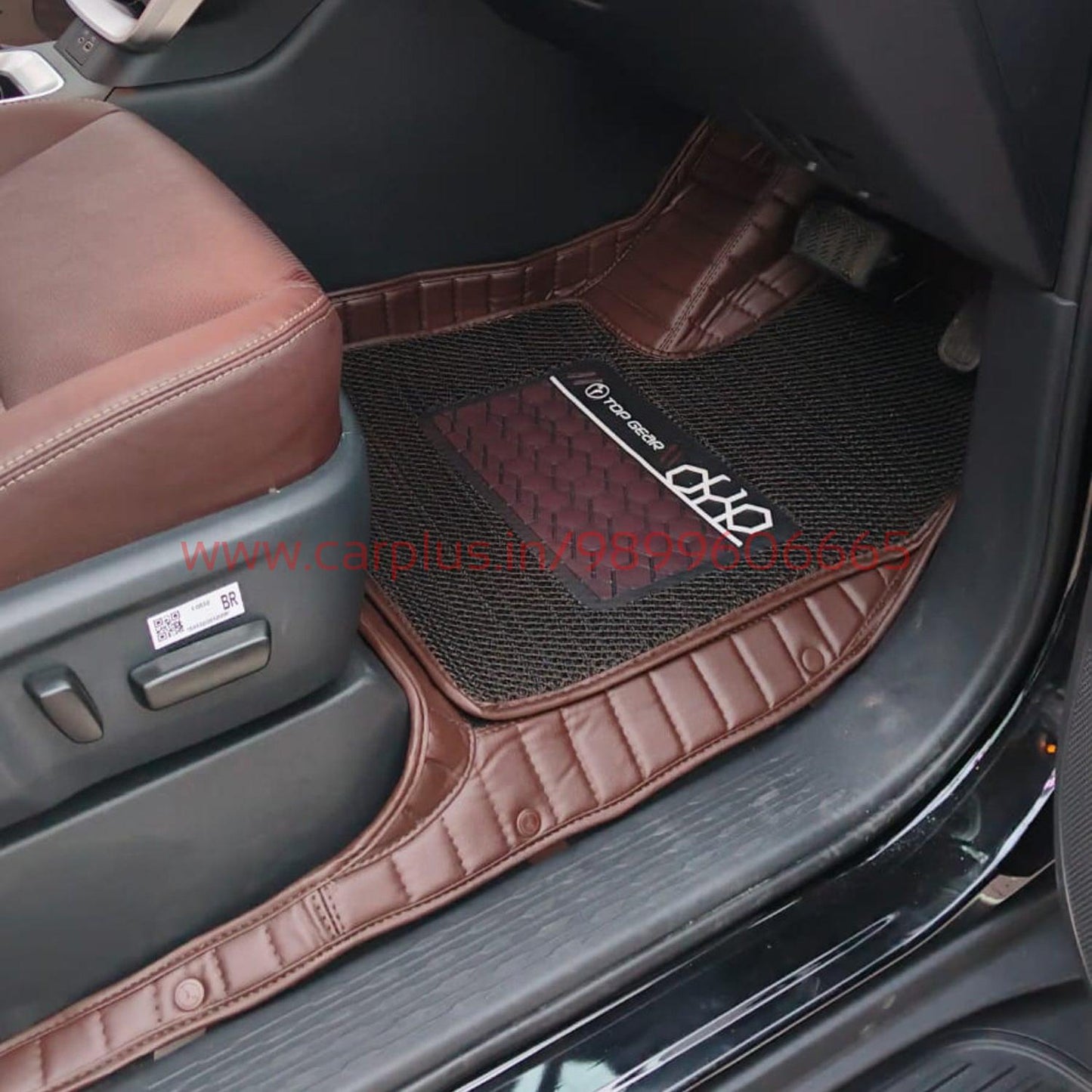 
                  
                    Top Gear 4D Boss HC Leatherite Car Mats for Toyota Hycross 7/8 AT-Swiss Coffee(HC-Coffee)-TOP GEAR-CARPLUS
                  
                