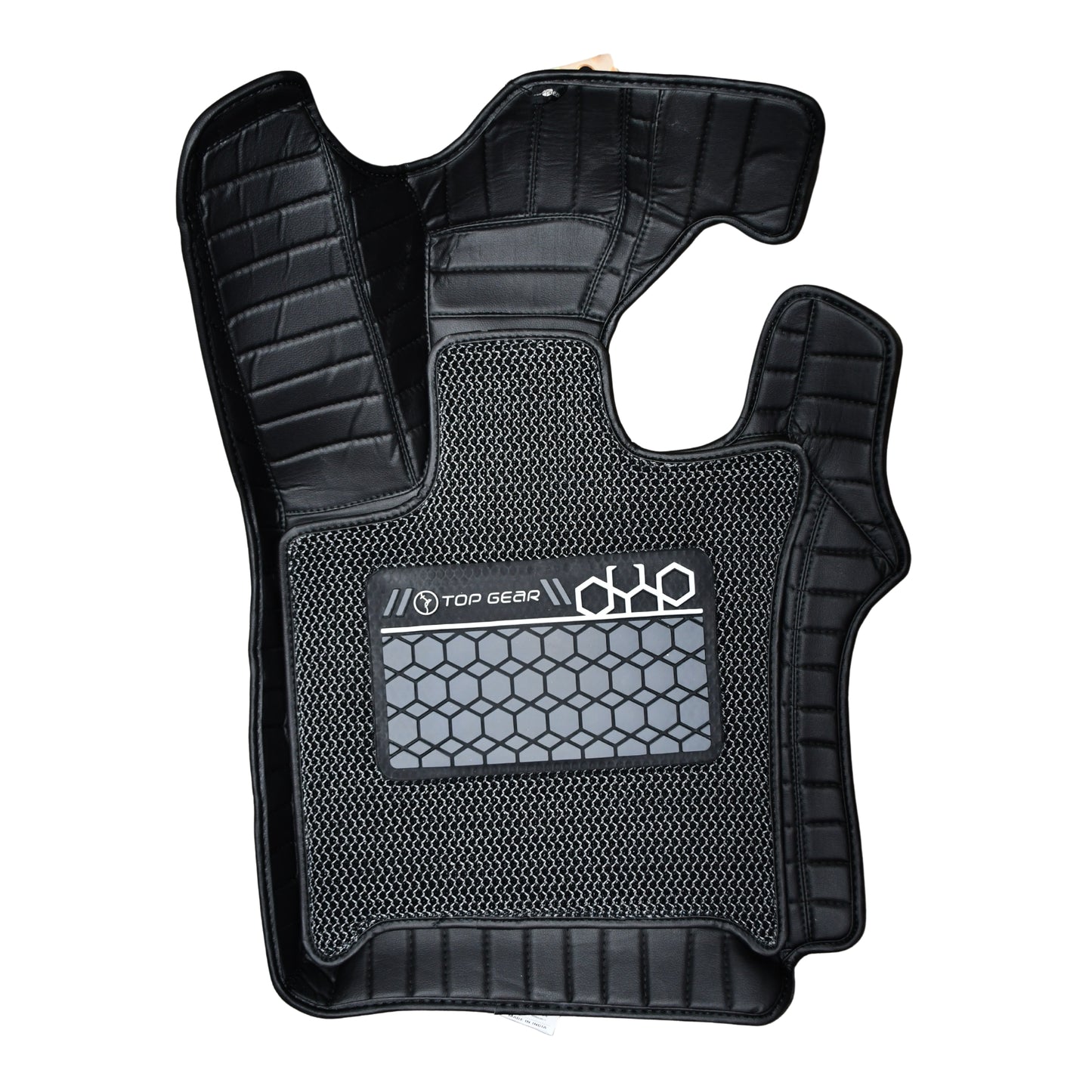 
                  
                    Top Gear 4D Boss HC Leatherite Car Mats for Toyota Vellfire - Black (HC-Silver // Black)-7D MATS-TOP GEAR-CARPLUS
                  
                