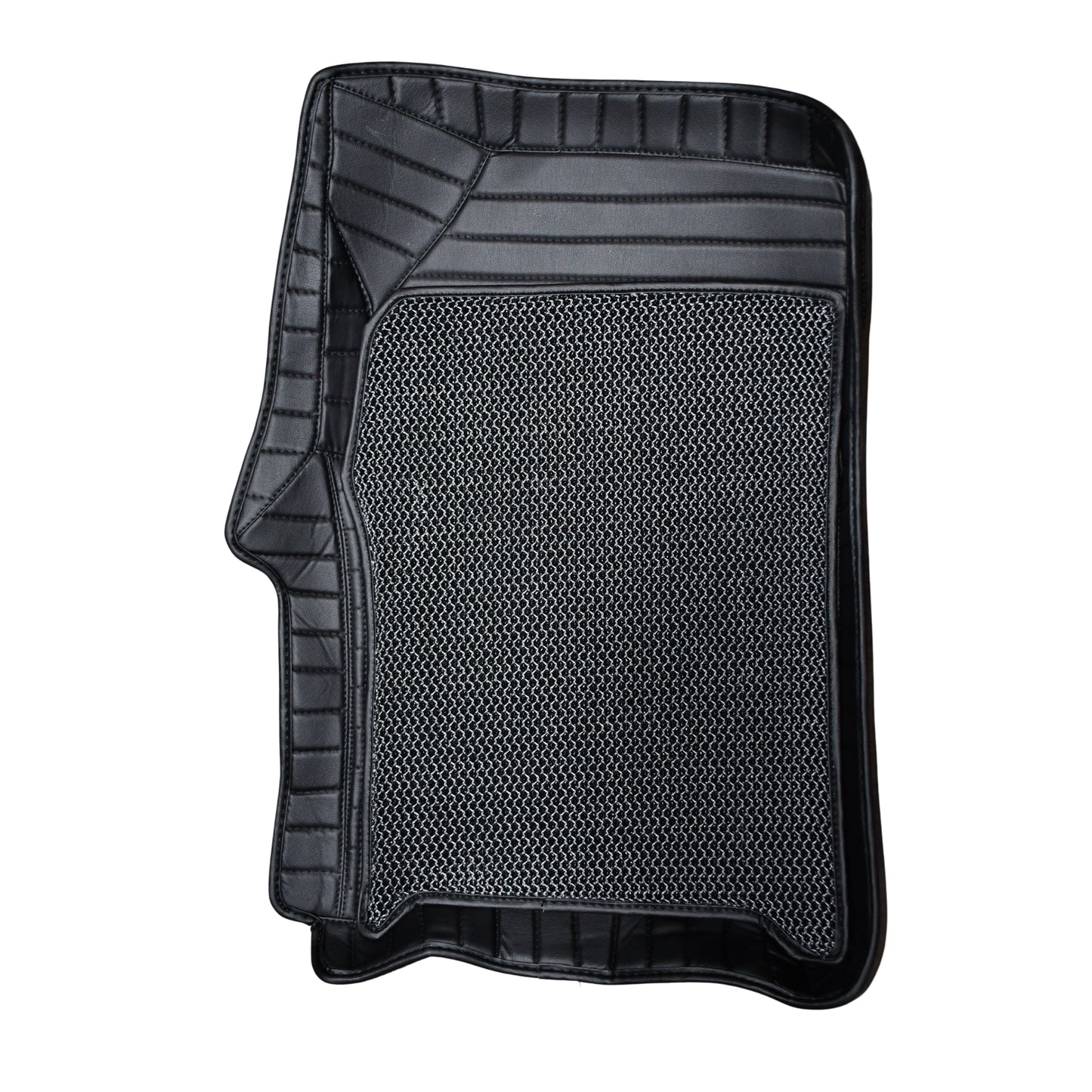 
                  
                    Top Gear 4D Boss HC Leatherite Car Mats for Toyota Vellfire - Black (HC-Silver // Black)-7D MATS-TOP GEAR-CARPLUS
                  
                