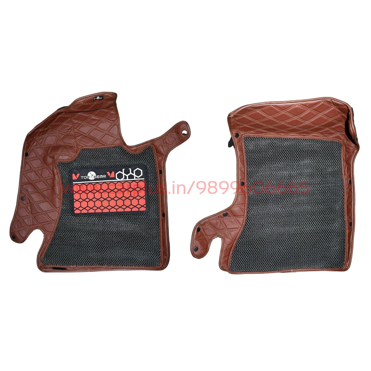 
                  
                    Top Gear 4D Cross HC Leatherite Mats for BMW 5 Series (Walnut, HC-Silver//Black)-7D MATS-TOP GEAR-CARPLUS
                  
                