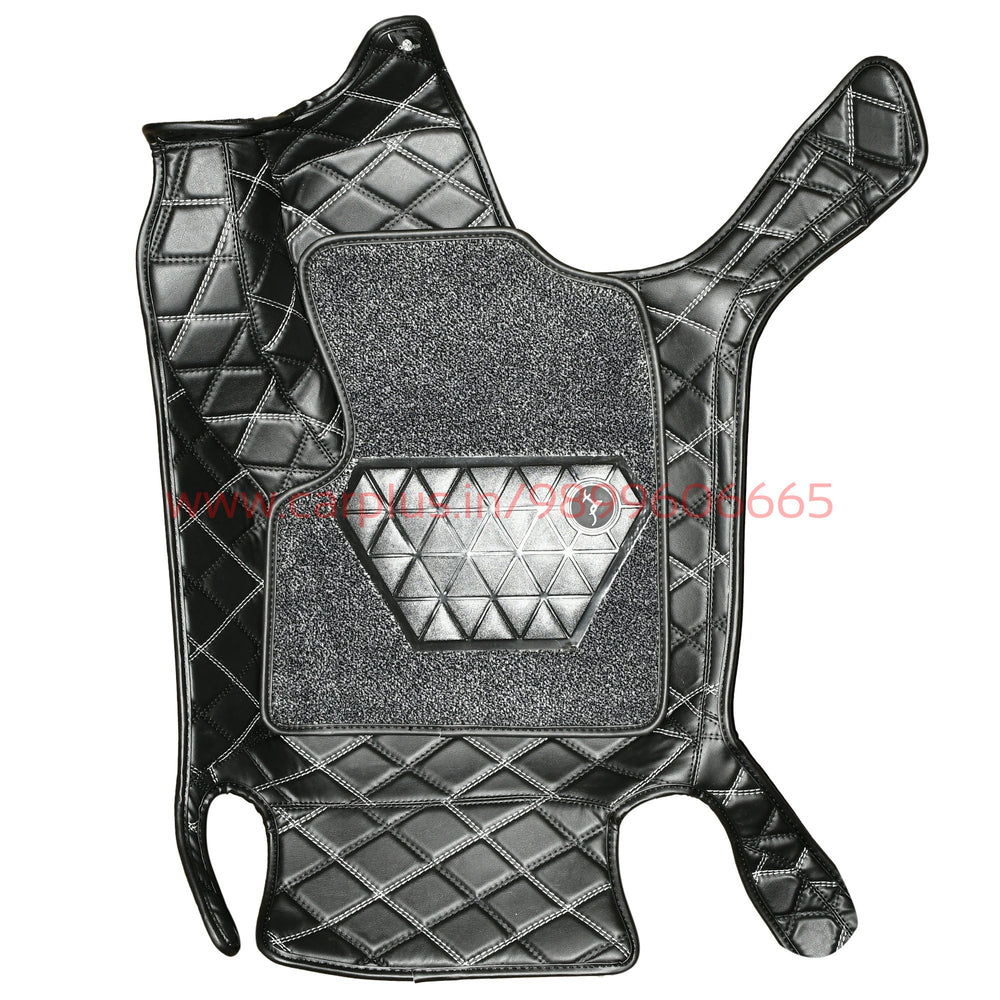 Top Gear 4D Pristine Coral Car Mats for Tata Harrier AT - Crown Black (UM-Pepper)-7D MATS-TOP GEAR-CARPLUS