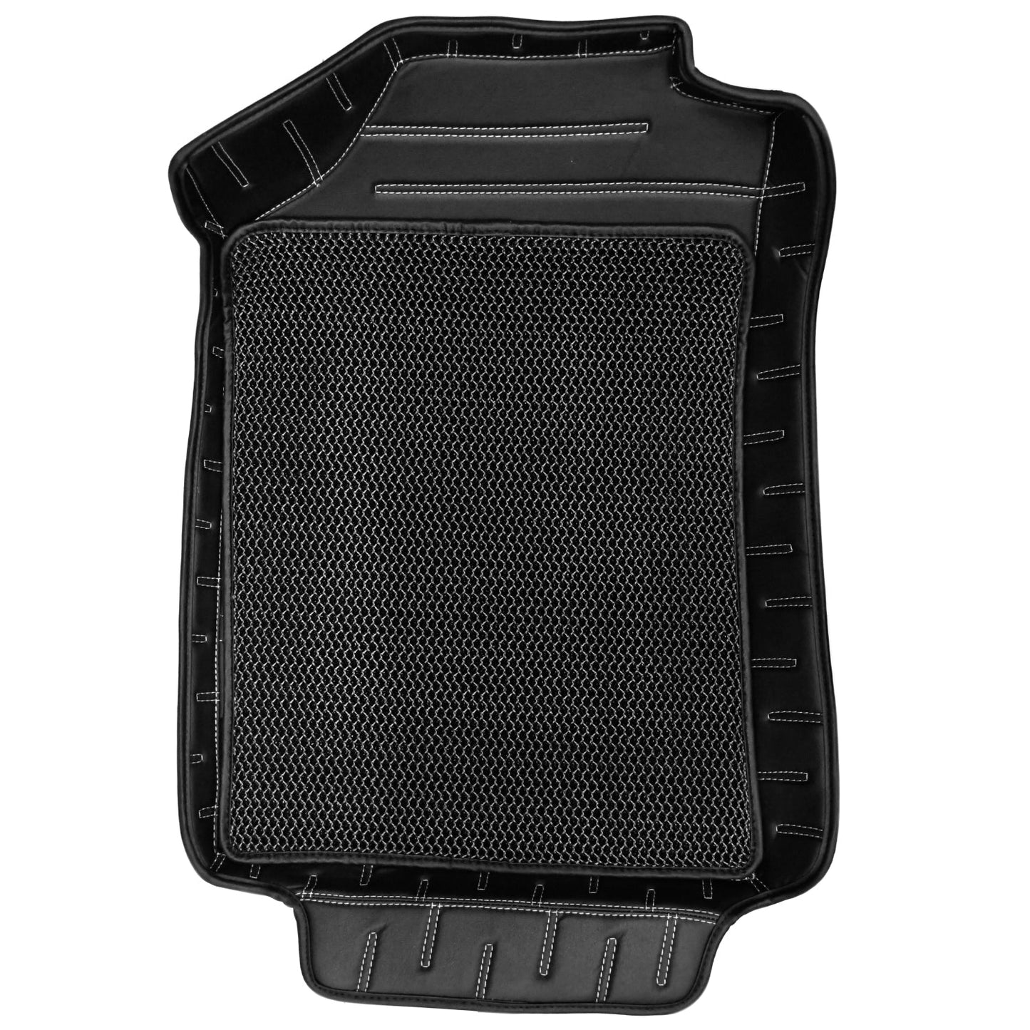 
                  
                    Top Gear 4D Rody HC Leatherite Car Mats for Hyundai Verna III-AT - Black ( HC-Silver // Black)-TOP GEAR-CARPLUS
                  
                